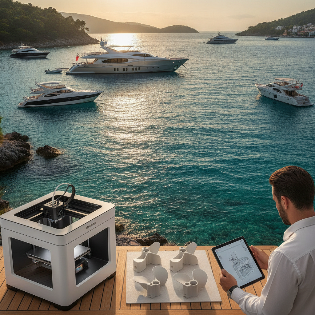 3D Printing Spare Parts in Yacht Maintenance: Saving Time and Costs