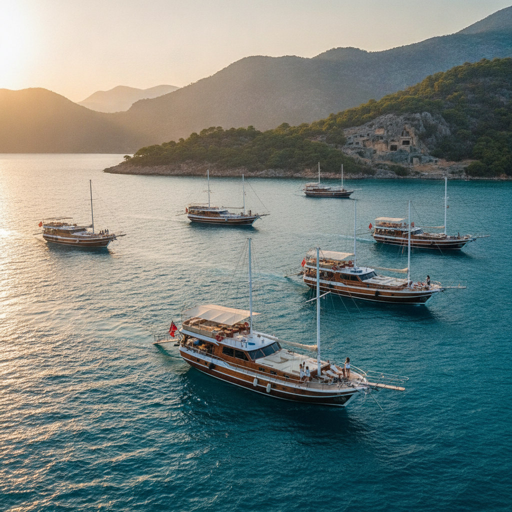 5 Best Large Gulet Options for Groups of 20 in Fethiye