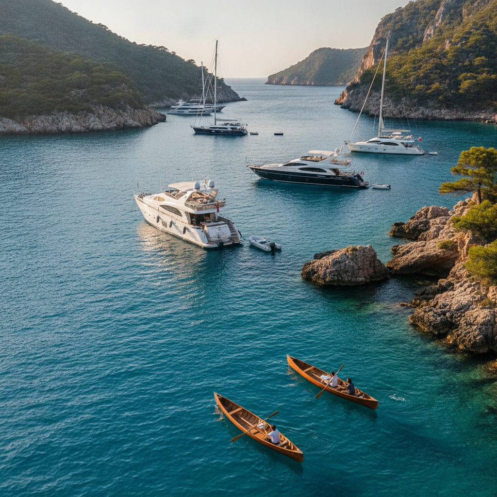 5 Micro Bays to Explore by Canoe Between Göcek and Fethiye