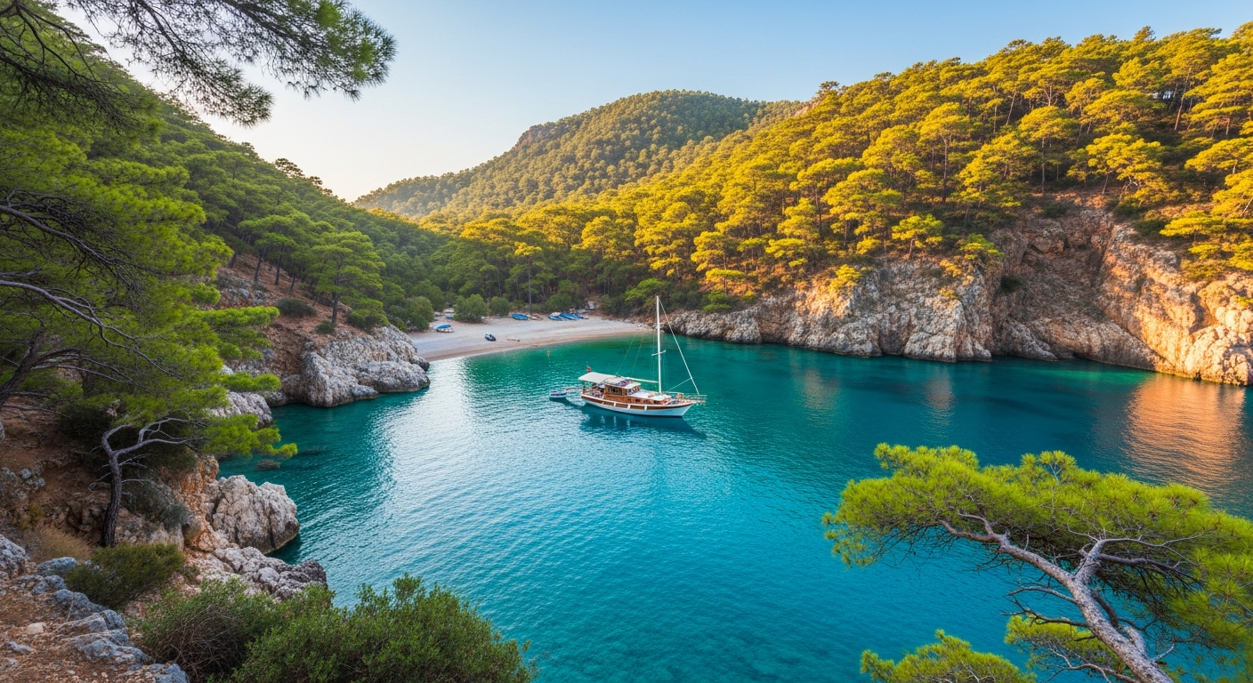5 Most Sheltered Hidden Bays in Göcek Protected from North Winds