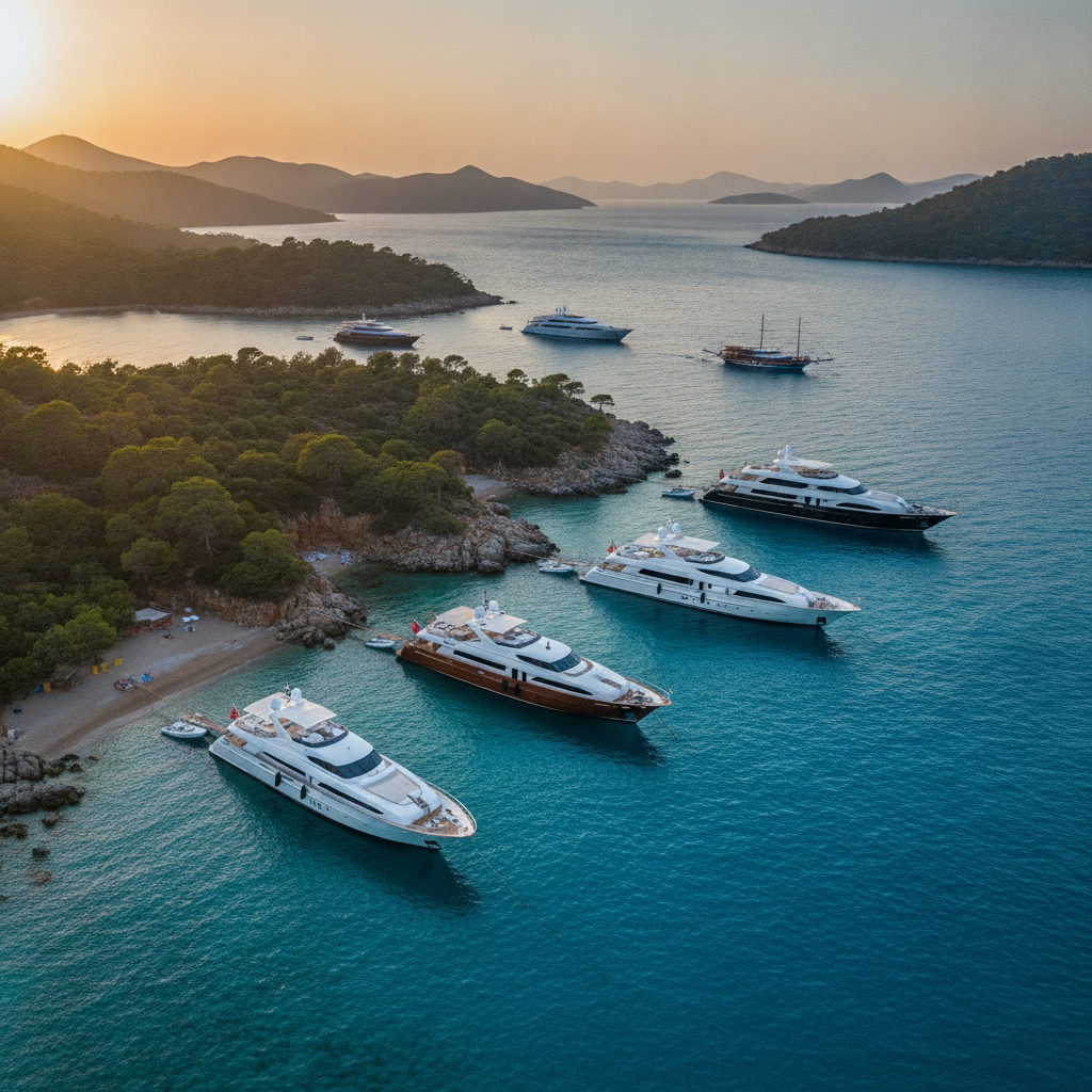 5 Safe Spots for Med-Moor Mooring in the Gulf of Fethiye
