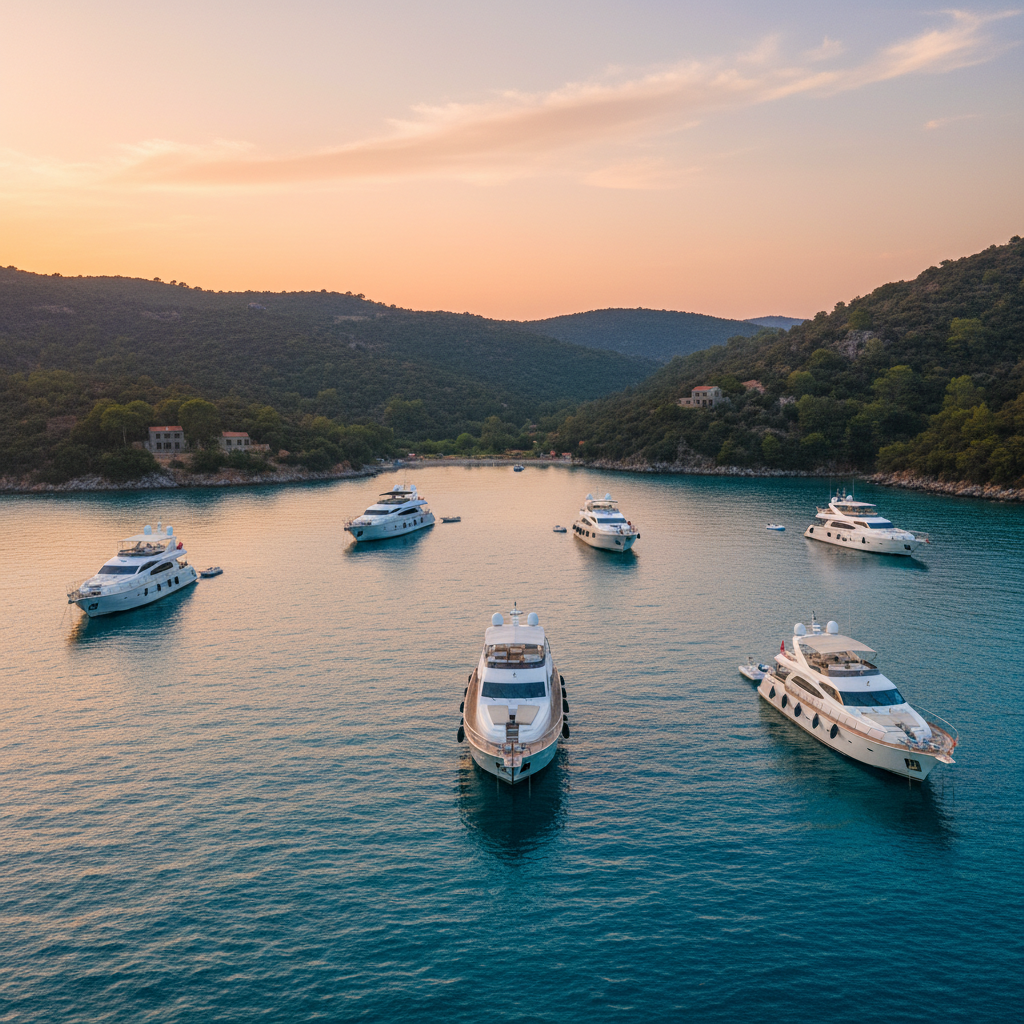 5 Safest Spots to Anchor Overnight in Göcek