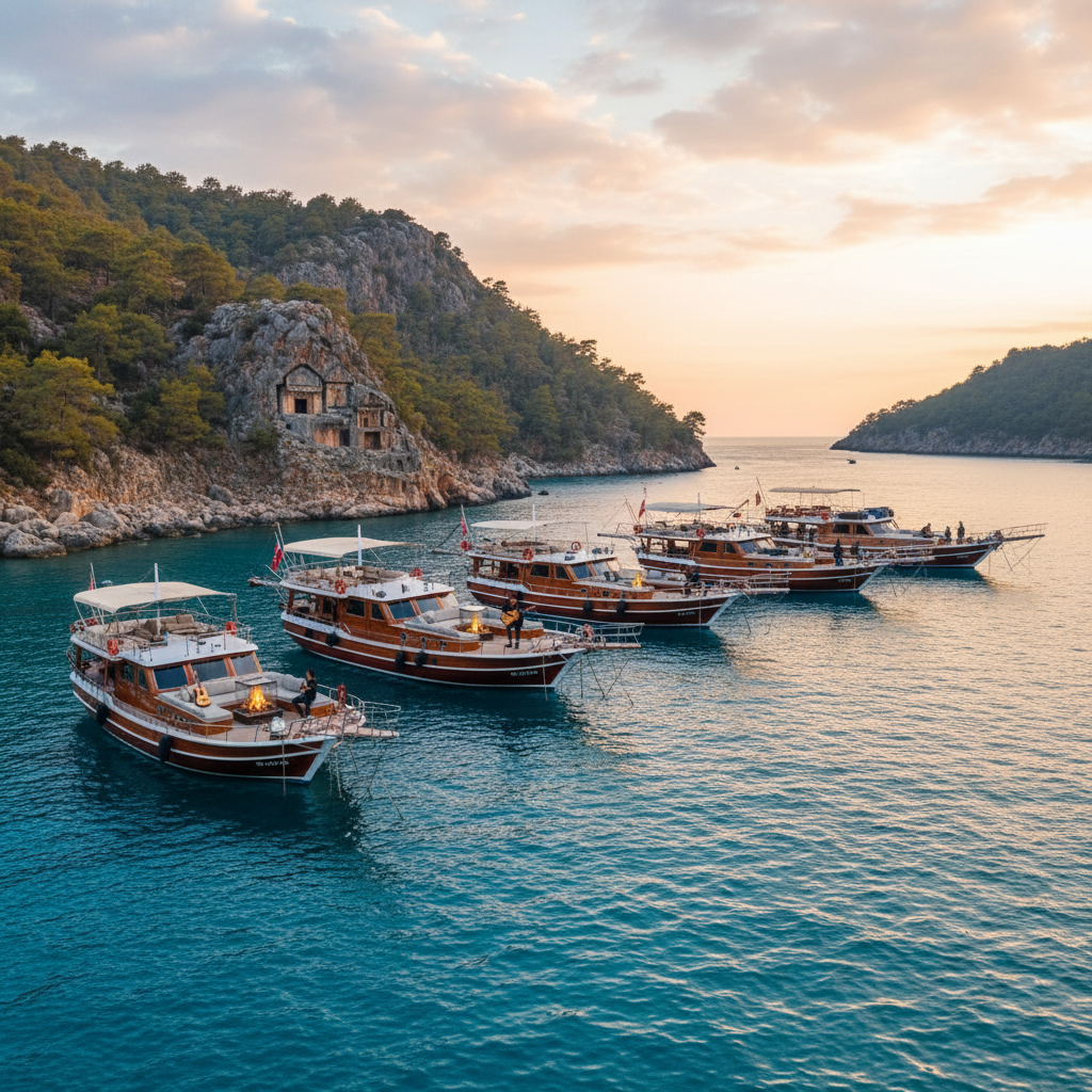 5 Special Boats Offering Acoustic Guitar and Fireplace Pleasure on a Blue Cruise