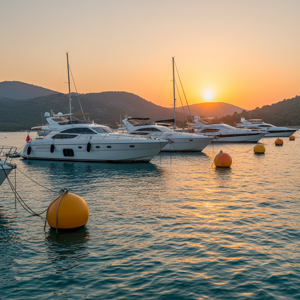 All About Mooring Buoys in Göcek: The Most Popular Spots for Boats