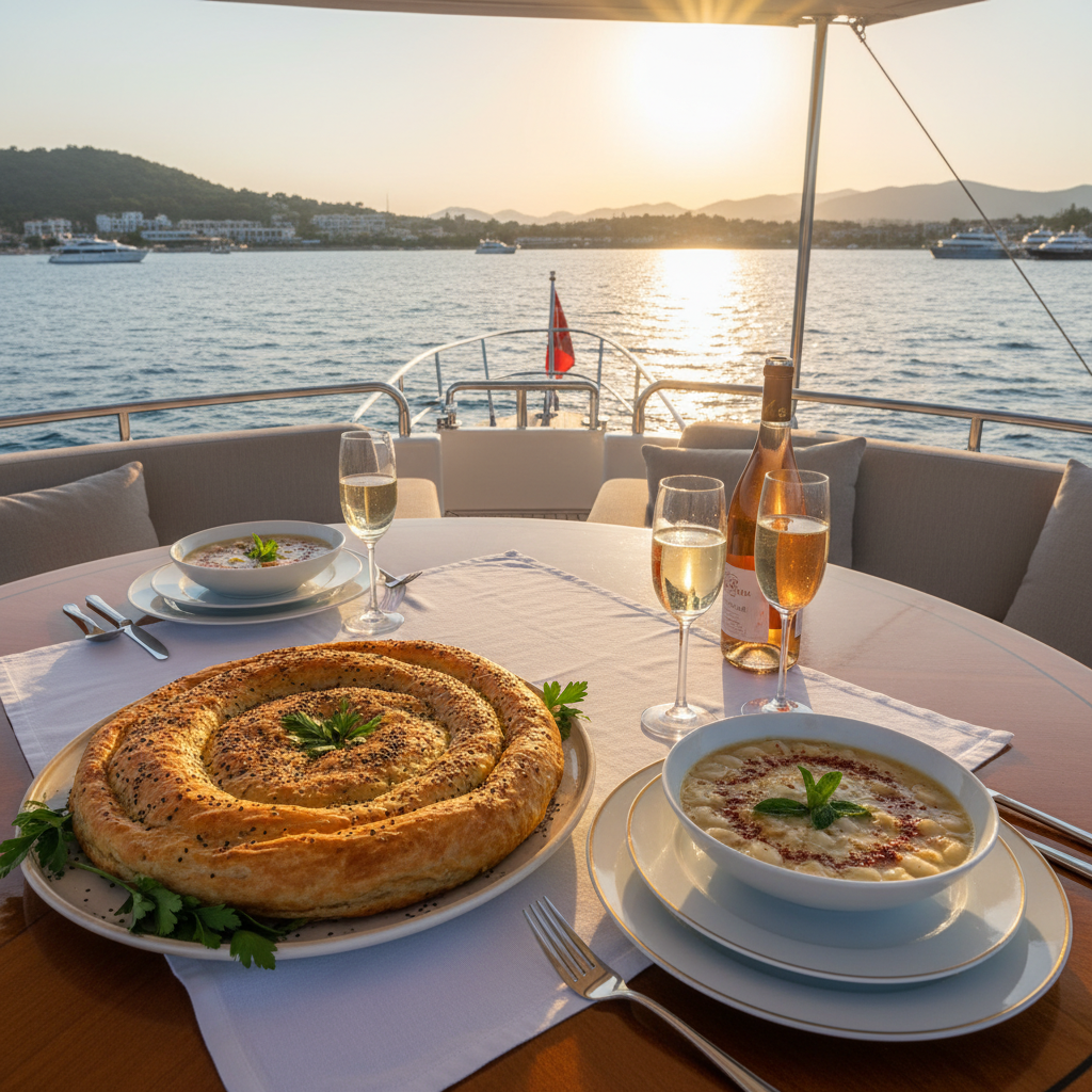 An Onboard Experience: "Leğen Böreği" and "Ölemeç Çorbası
