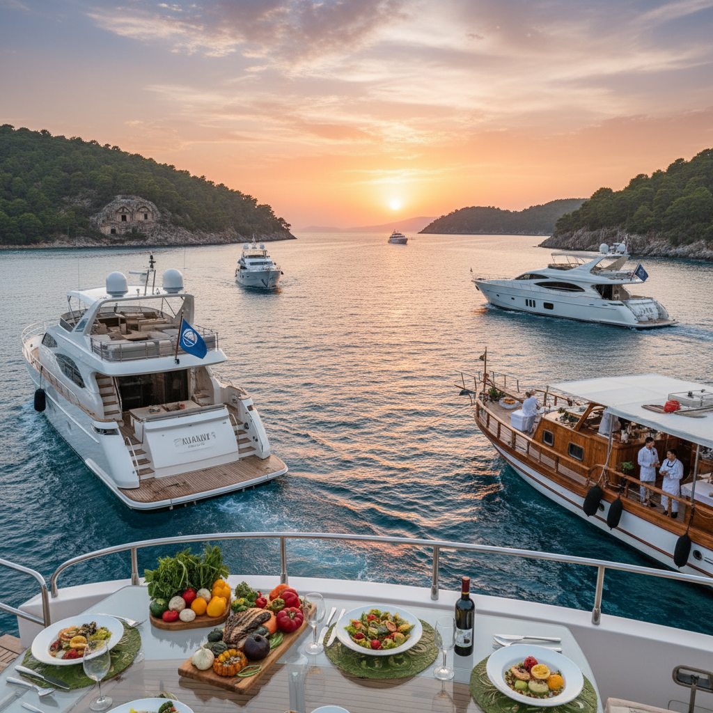 Blue Flag" Standards and Eco-Friendly Gastronomy on Blue Cruises