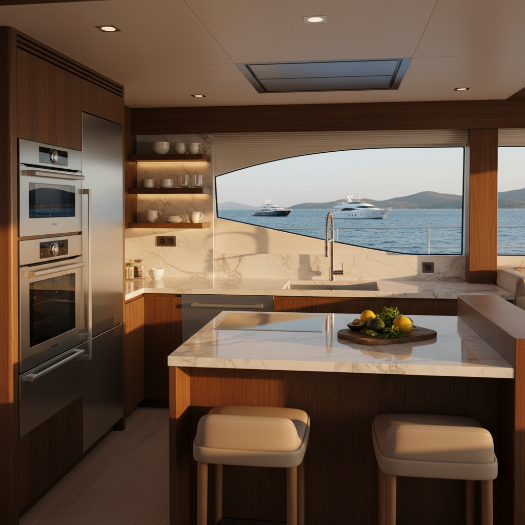 Boat Kitchen Equipment: What Should a Fully Integrated Kitchen Include?