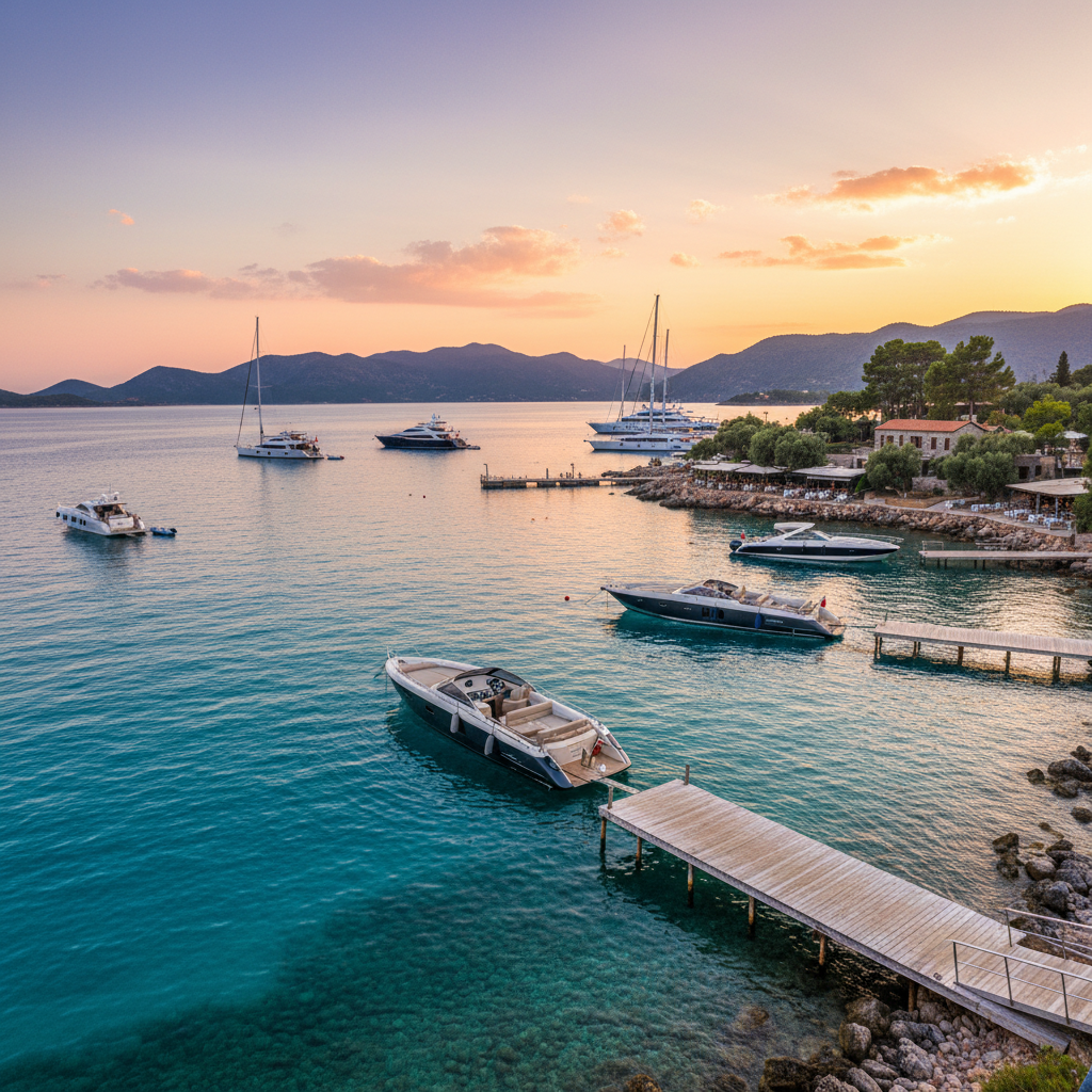 Göcek Island: Closest Service Boat Stops to the Center