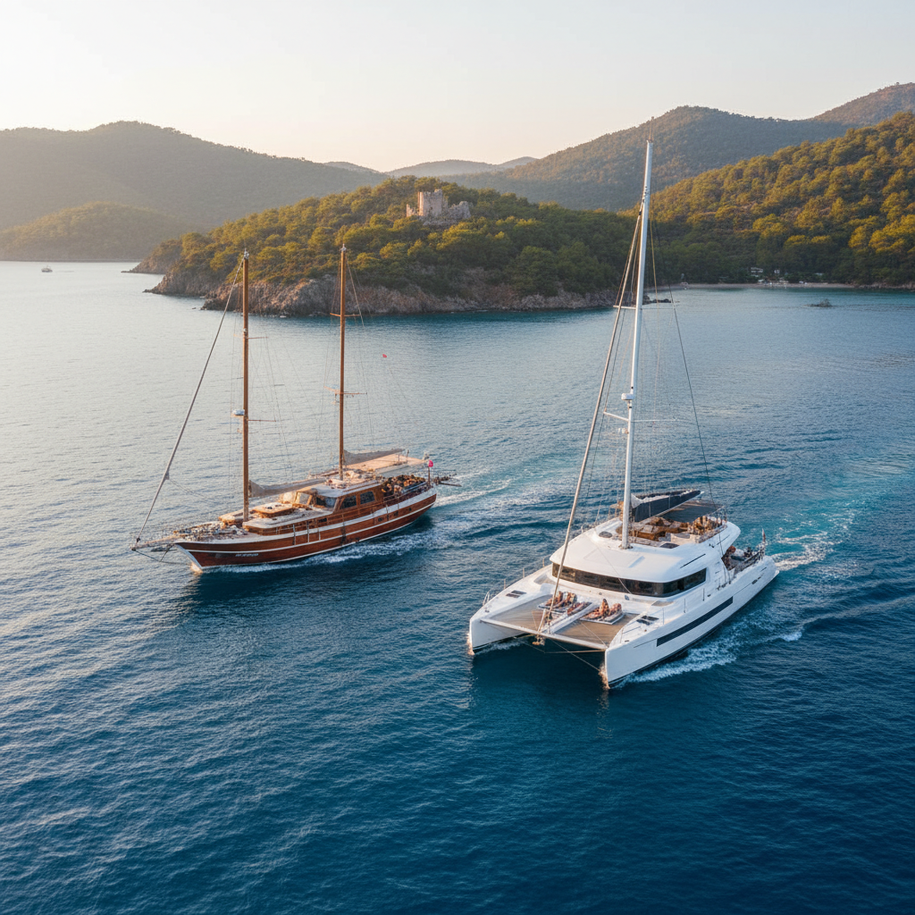 Gulet vs. Catamaran: 10 Differences to Help You Choose