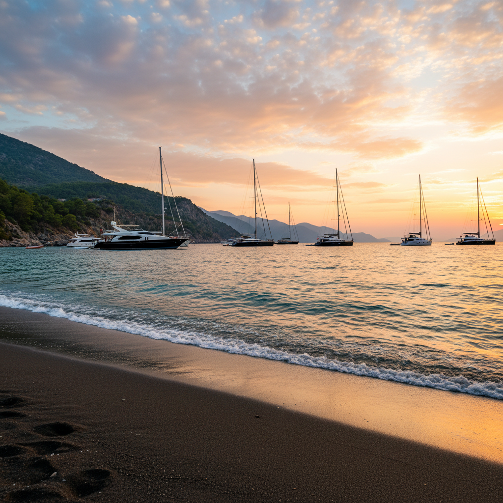 İnlice Beach: The Story of Black Sands and Warm Sea