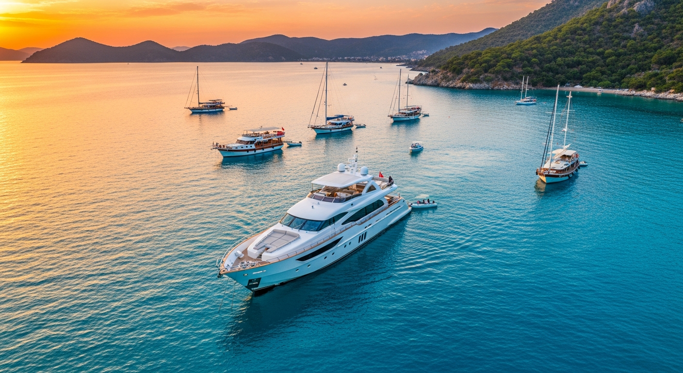 Luxury Motor Yacht Charter: Combining Speed and Comfort in Fethiye