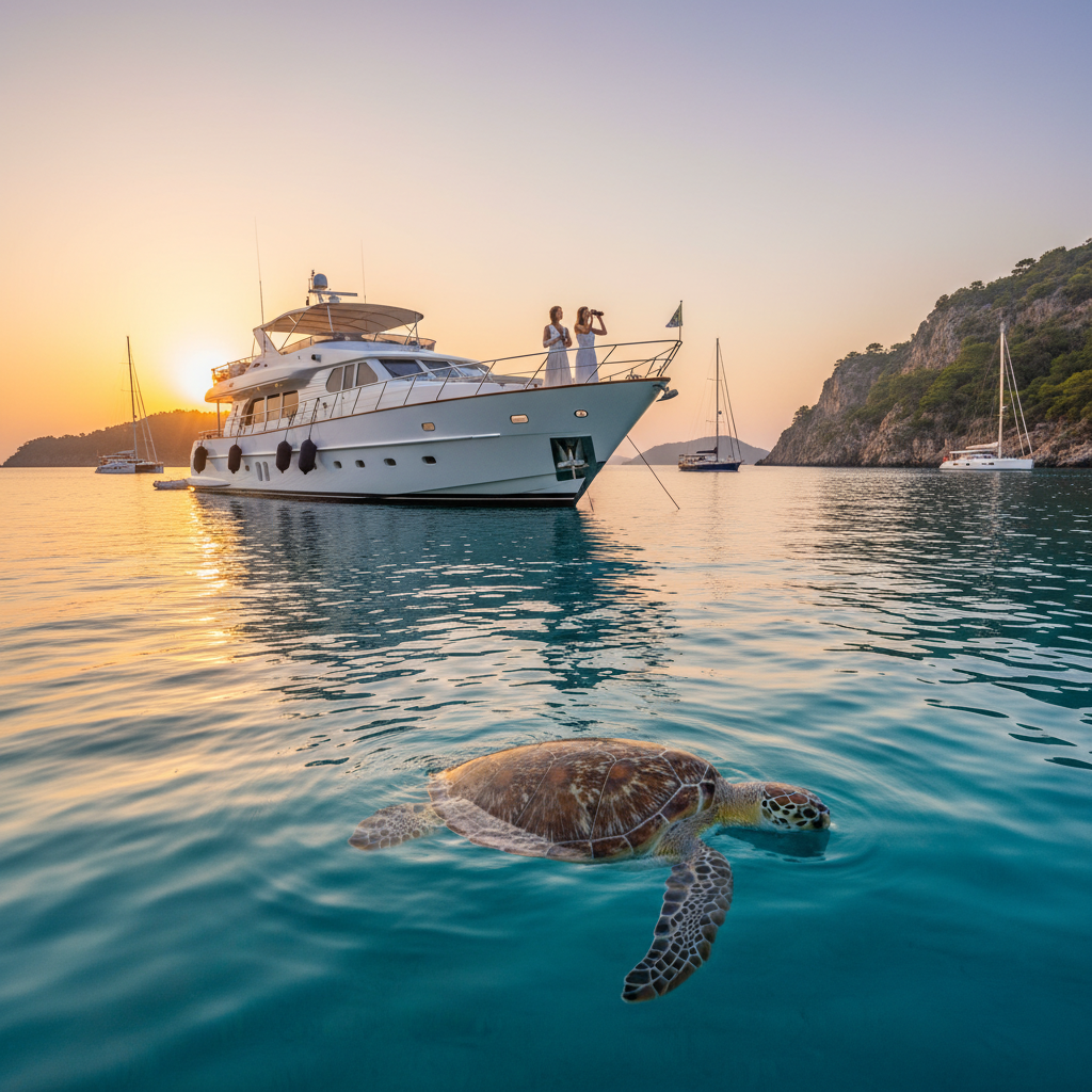 Sea Turtle (Caretta Caretta) Observation Guide for Blue Cruises