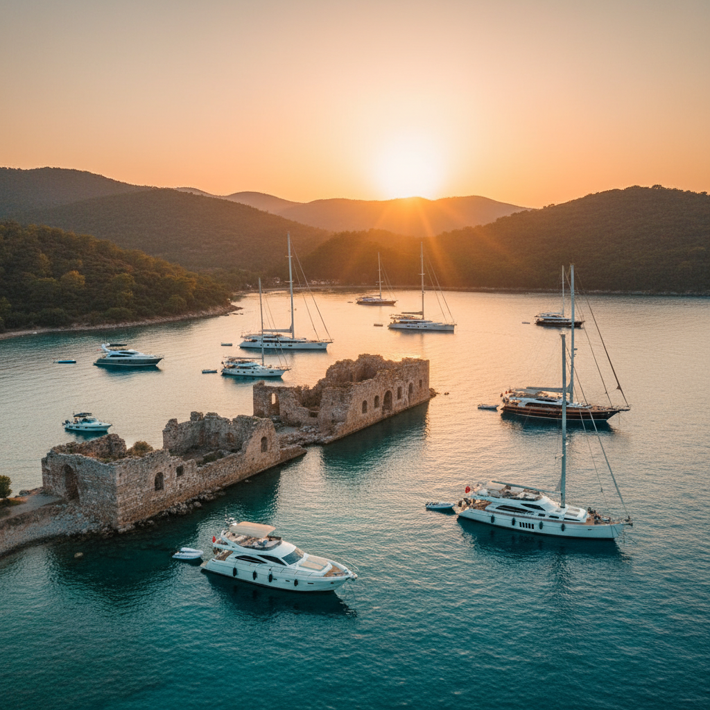 Secrets of the Historical Shipyard Ruins on Göcek Tersane Island