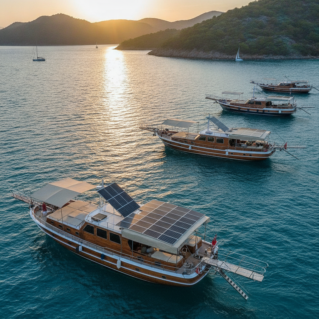 Solar Panel Positioning on Gulets: Tips for Maximum Energy