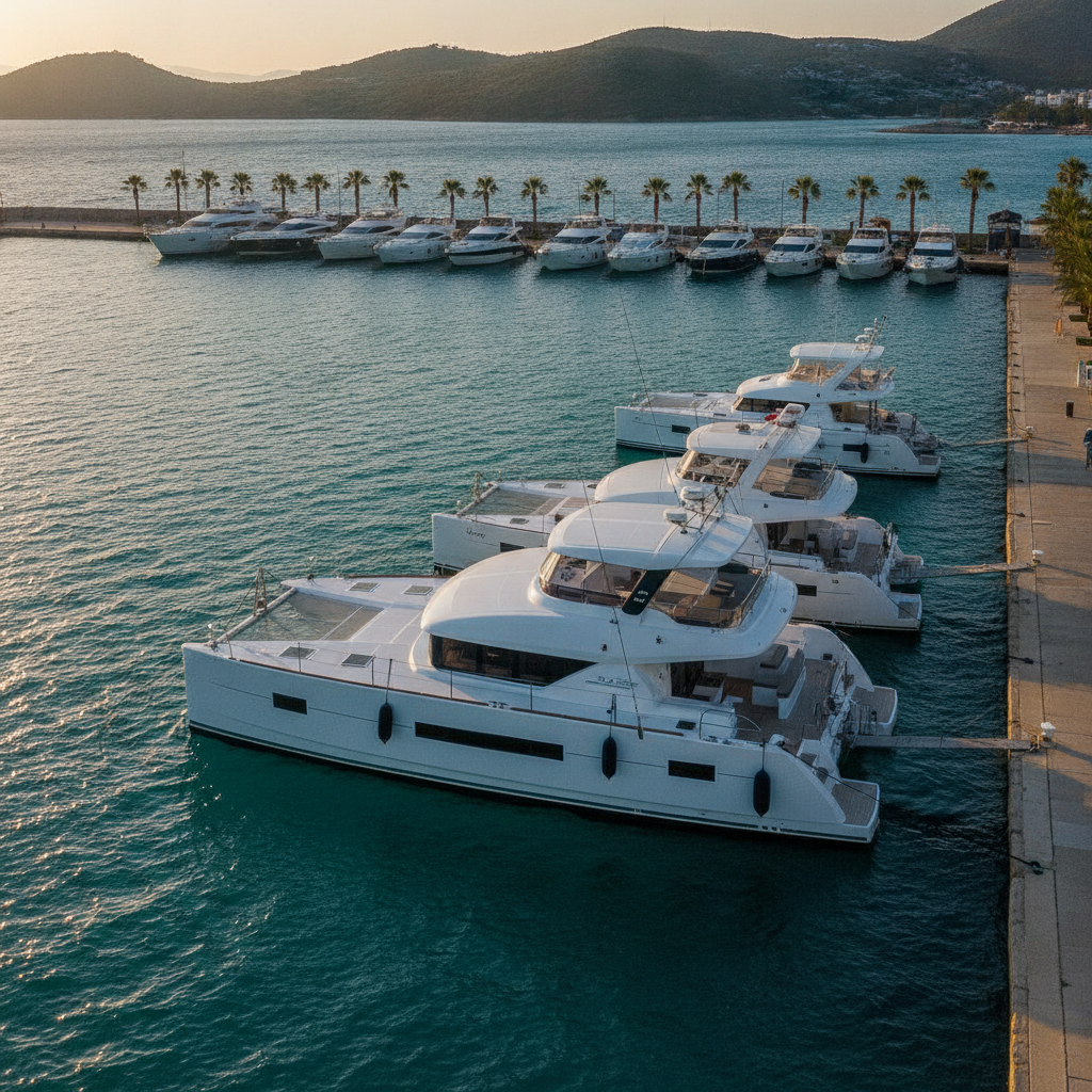 The Impact of Hull Width on Marina Fees When Renting a Catamaran in Fethiye