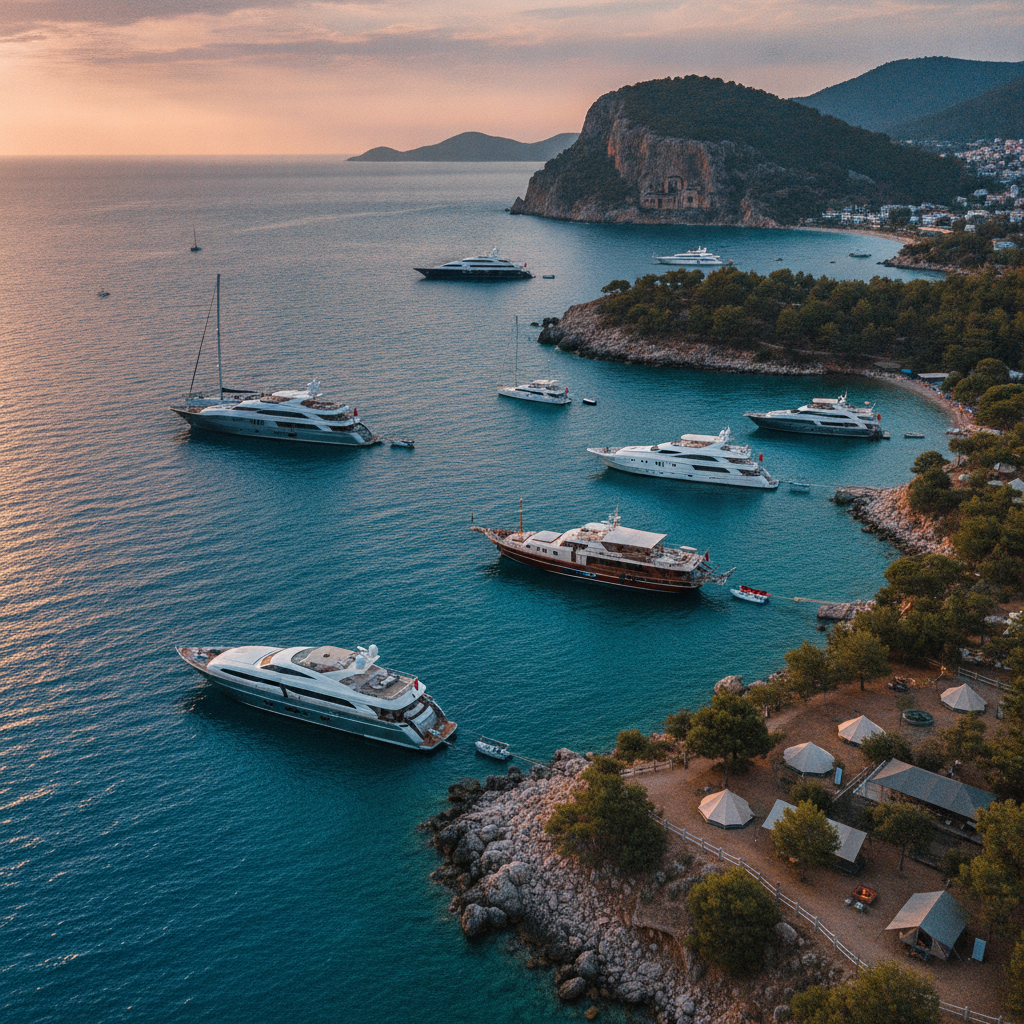 Top 5 Coastal Campsites and Routes for Boat Rentals in Fethiye