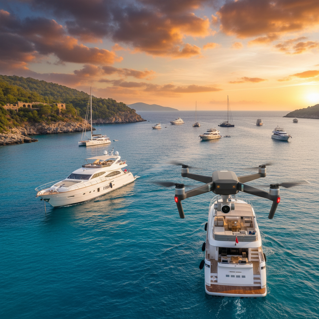 Using Drones on a Yacht Vacation: Rules and Tips