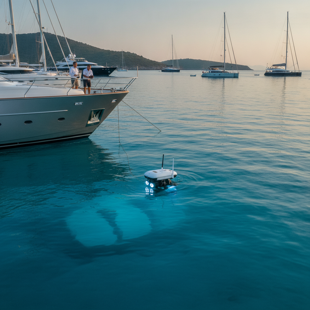 Using Underwater Drones in Yacht Maintenance: Hull Inspection Without Hauling Out