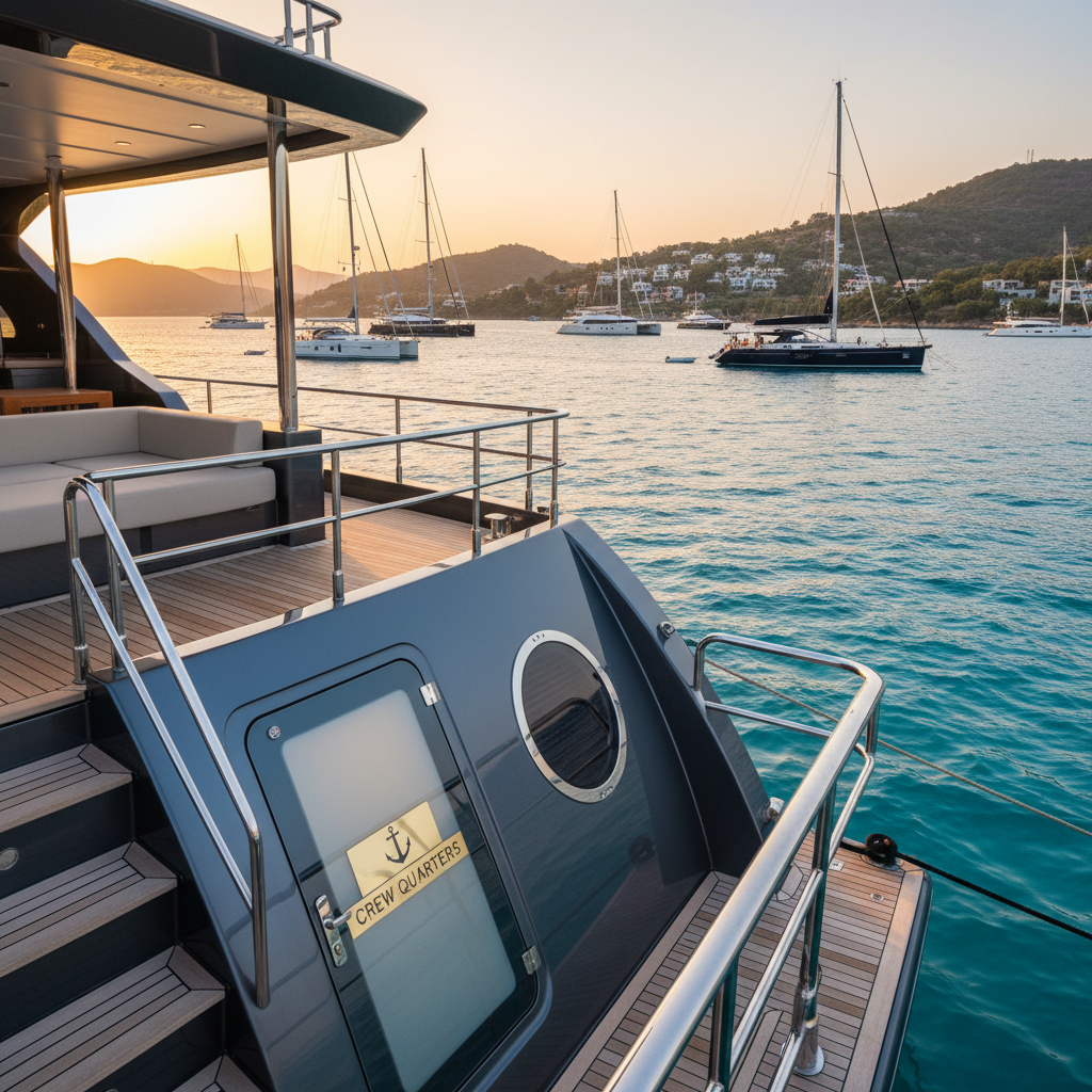 Why Should the "Crew Cabin" Be Separate When Renting a Yacht?