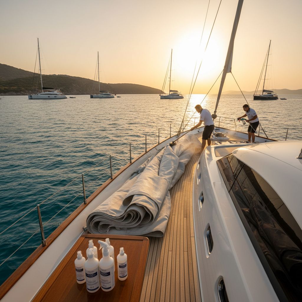 Yacht Maintenance: Sail Cleaning and Mold Prevention Spray Recommendations